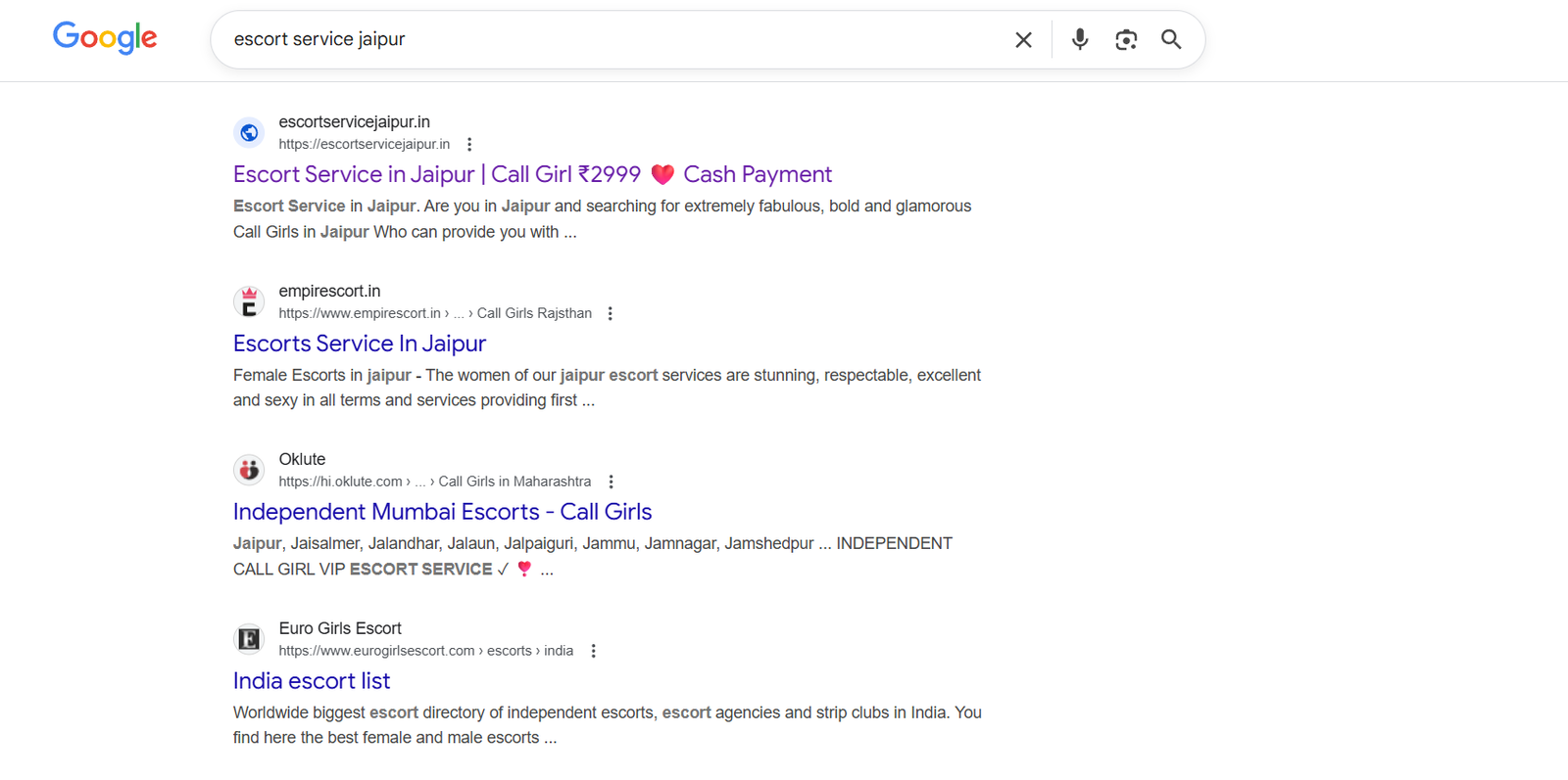 Chennai Call Girls Google's Trusted